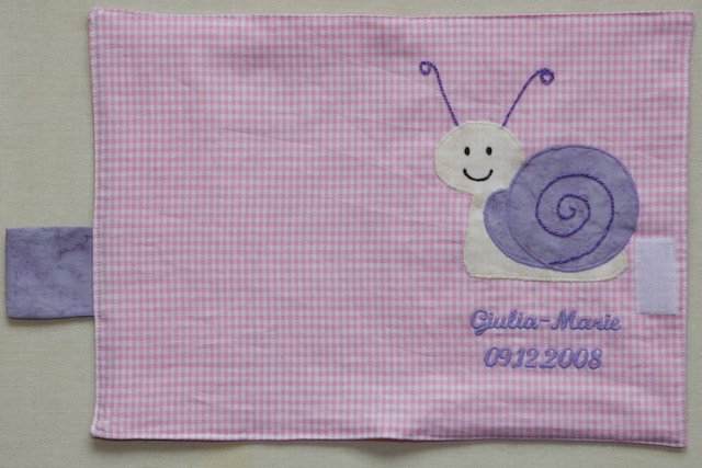 Untersuchungsheft-Hülle Schnecke