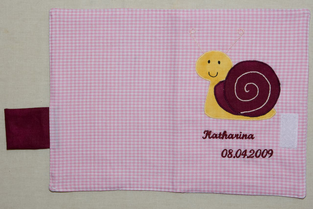 Untersuchungsheft-Hülle Schnecke