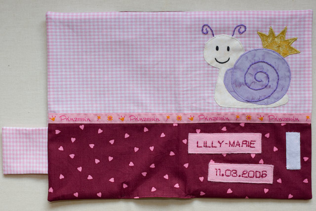 U-Heft-Hülle Schneckenkönigin